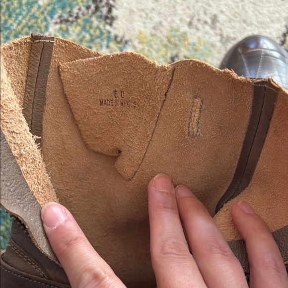 Bed Stu Brown Leather Combat Boots - Picture 14 of 15